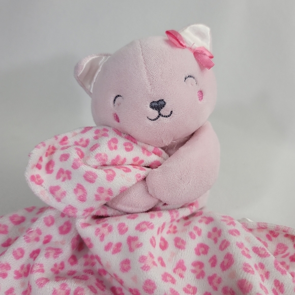 Child Of Mine By Carters Mommy's Cutie Kitty Cat Leopard Lovey Security Blanket - Picture 2 of 14